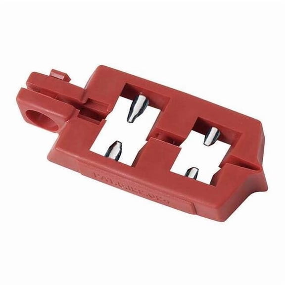 Brady Breaker Lockout,Snap On,120V,Red 65387