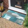 thumbnail image 2 of mxghjsw Blue Color Block Rubber Mats Door Mats Rubber Non-slip Rugs, 2 of 3
