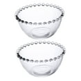 thumbnail image 5 of AURARMLET Set of 2 Round Glass Oatmeal Bowls 8.5x8.5x3.9 cm Clear Glass Cereal Soup Bowls, 5 of 8