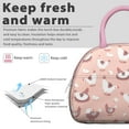 thumbnail image 3 of Egg & Cluck Lunch Bag – Farmhouse Charm with Cute Chickens and Rustic Coop Design, 3 of 4