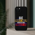 thumbnail image 4 of DistinctInk MagSafe Tough Case for Apple iPhone 15 Plus (6.7" Screen) - Be Self That Truly Is - Tempered Glass Back, 4 of 6