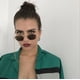 thumbnail image 2 of 7006 Gafas de sol irregulares distintivas de Harajuku Gafas de metal de moda Gafas de sol de estilo literario para hombres y mujeres, 2 of 6