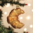 thumbnail image 4 of Old World Christmas 3.50In Croissant, Glass, Ornament French Pastry 32621, 4 of 4