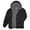 Black, variant on Victory Outfitters Men's Fleece Lined Removable Hood Zipper Jacket