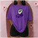 thumbnail image 3 of Playera Blusa De Puño Levantado Con Un Pañuelo Dia De La Mujer Color Morado Talla Chica Marca Emil SaEs, 3 of 4