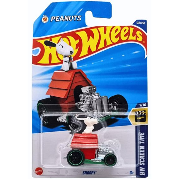 Vehículo fundido Hot Wheels Snoopy HW Screen Time Collection