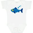 thumbnail image 3 of Inktastic Fishing Blue Fish Boys or Girls Baby Bodysuit, 3 of 5