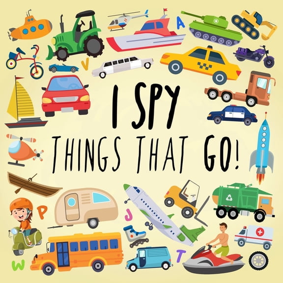 Pre-Owned I Spy - Things That Go!: A Fun Guessing Game for 3-5 Year Olds (Paperback) 1914047613 9781914047619