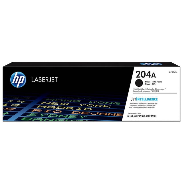 Cartucho de tóner HP 204A Negro Laserjet Original CF510A