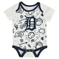 thumbnail image 4 of Infant & Newborn Outerstuff Detroit Tigers All Day Play Three-Piece Bodysuit Set, 4 of 4