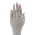 thumbnail image 5 of 10K Yellow Gold Round Diamond Heart Halo w/ Milgrain Engagement Ring 0.15 Ct., 5 of 5