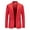 Red, variant on Mens Blazers Slim Fit Business Casual Men Sport Coat One Button Travel Blazer Lightweight Suit Jacket