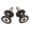 Black, variant on Silver Mini Swingarm Spools Sliders 8mm Bolt Honda Suzuki KTM BMW Ducati Triumph