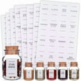 thumbnail image 6 of 16 Sheets White Spice Labels Stickers Spice Jar Labels PVC Waterproof Blank Self Adhesive Rectangle Preprinted Pantry Decals Organizers Sets for Kitchen Food Box Bottles Seasoning Containers, 6 of 6