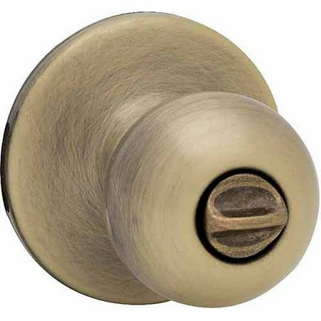 - Kwikset 93001-875 Satin Nickel Polo Knob Privacy Set