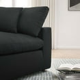 thumbnail image 3 of Commix Down Filled Overstuffed 4 Piece Sectional Sofa Set Black EEI-3356-BLK, 3 of 19