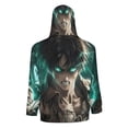 thumbnail image 3 of Attack On Titan Full Zip Hoodies Hooded Long Sleeve Jacket Lightweight Sweatshirt Warm Winter Coats M, 3 of 6