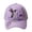 Purple, variant on Under$8 Baseball Cap Women Breast Cancer Awareness Baseball Cap Embroidered Hummingbird & Colorful Wildflower Print Hat Ribbon Design Support Headwear for Daily Outdoor Gsakboxl