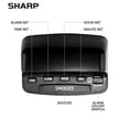 thumbnail image 4 of Despertador digital SHARP con controles de teclado, 4 of 7