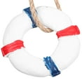 thumbnail image 5 of WHAMVOX Beach Theme Decor Lifebuoy Pendant Rustic Coastal Wall Decor Multi 1Set, 5 of 5