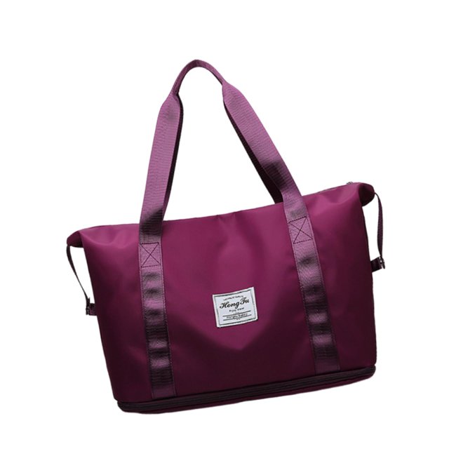 Bolsa de gimnasio para mujer con compartimento para artículos húmedos, versátil y de gran capacidad, ideal para viajes.