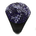 thumbnail image 4 of IP Black(Ion Plating) Stainless Steel Ring with Top Grade Crystal in Tanzanite for Women Tanzanite Stone Color Style TK2358 Size 7, 4 of 4