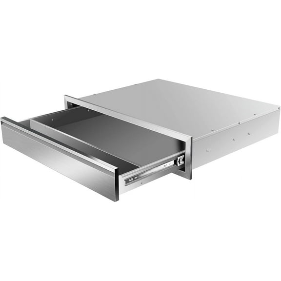 Outdoor Kitchen Drawers, 30W x 6.5H x 23D Inch Stainless Steel Flush Mount BBQ Single Drawer for Outdoor Kitchen Island, or Patio Grill Station