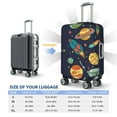 thumbnail image 4 of Zufioo Space Print Luggage Case Protective Cover, Zippered Anti-scratch Luggage Case Cover, Suitable for Travel, Business, Unisex-X-Large, 4 of 7
