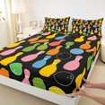 thumbnail image 3 of Feelyou Cartoon Bowling Full Size Sheets, Teens Kids Boys Girls Bed Sheets, 4-Piece, 3 of 7
