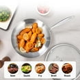 thumbnail image 7 of LOLYKITCH Stainless Steel Frying Pan with Lid,12 inch Tri-ply Skillet,Induction Pan,Dishwasher and Oven Safe,Detachable Handle., 7 of 7