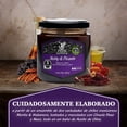 thumbnail image 3 of FUEGO AZTECA | Nutty & Picante - Salsa Gourmet: mezcla fina de Chiles Morita & Habanero tostados, con Ciruela Pasa y Nuez en baño Aceite de Oliva virgen - Picor ligero. Fuego Azteca Nutty & Picante, 3 of 11