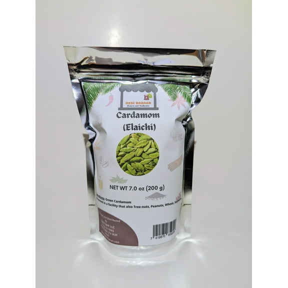 Desi Bazaar Green Cardamom whole 200g (7.0 oz)