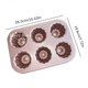 thumbnail image 3 of Juego De Utensilios De Repostería Profesionales: Moldes Antiadherentes Para Magdalenas, Moldes Para Donuts Y Moldes Para Hornear. Moldes Franceses Para Magdalenas, Moldes Para Tartas De Queso Y Mold, 3 of 5