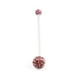 thumbnail image 1 of Pregnancy Belly Button Ring with Bioflex Shaft and Ferido Ball 14G, 1 of 5