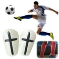 ShYlai 1 Pair Soccer Miniature Shin Guard Shock Absorbing Cross