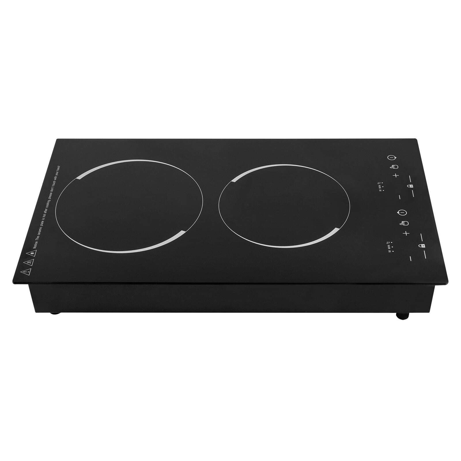 Double Induction Cooktop - 4000W Portable Dual Burner with Timer