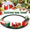 Willstar Christmas Train Toy Set , Electric Railway Train Set Children's Electric Educational Toy Realistic Train Set Gift for Kids and Christmas Decoration (With Sounds & Light,270cm)