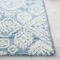 thumbnail image 3 of SAFAVIEH Metro Riley Medallion Runner Rug, Blue/Ivory, 2'3" x 8', 3 of 8