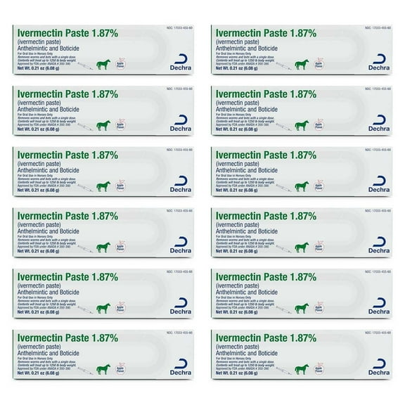 Ivermectin Paste 1.87%, 12ct