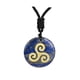 thumbnail image 2 of Colgante de piedra Yinane azul, 2 of 8