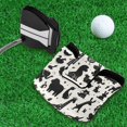 thumbnail image 5 of Haosy Animal Silhouettes Golf Mallet Putter Cover Strong Magnetic Leather Golf Club Headcover Closure, 5 of 7