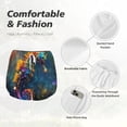 thumbnail image 4 of Rocae Neon Seahorse Underwater Realm for Women's Athletic Shorts Workout Hiking Shorts Athletic Shorts for Running, Yoga, Gym, Sports-X-Large, 4 of 7