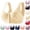 37# Complexion, variant on Daisy Bras for Older Women,Convenient Snap Front Close Button Cotton Bras,Full Support Wide Back No Underwire Bras,Purple,32