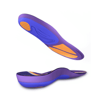 QBK High Arch Support Plantar Fasciitis Insoles for Women & Men Foot Pain Remedies Orthopaedic Shoe Insoles for Heel Spurs Heel Pain Flat Feet Knee Pain XL