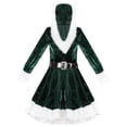thumbnail image 1 of Traje de Miss Zulema Miss Santa Traje capucha y cinturón L verde, 1 of 7