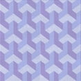 thumbnail image 1 of Ahgly Company Machine Washable Indoor Square Transitional Purple Mimosa Purple Area Rugs, 4' Square, 1 of 7