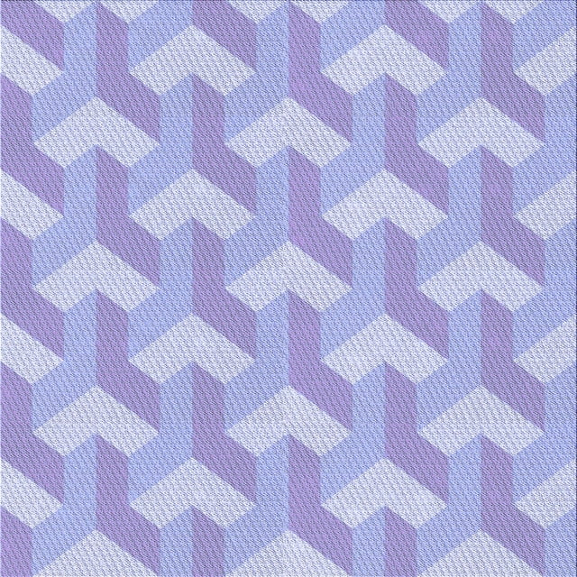 Ahgly Company Machine Washable Indoor Square Transitional Purple Mimosa Purple Area Rugs, 4' Square