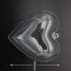 thumbnail image 4 of Paquete de 10 adornos de bolas de plástico transparente de 3,94 pulgadas rellenables para manualidades de Navidad (corazón) Xemadio ZFSDFLD97, 4 of 8