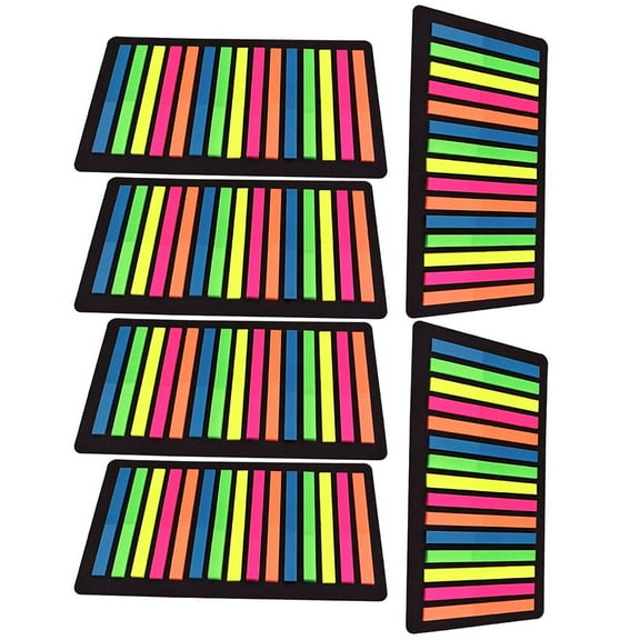 unbranded 6 Books Highlighters Assorted Colors Fluorescent