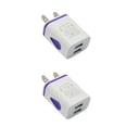 thumbnail image 4 of Cargadores de pared USB 2A LED rápido Methold adaptador de corriente para teléfono resistente al desgaste azul 2piezas, 4 of 6